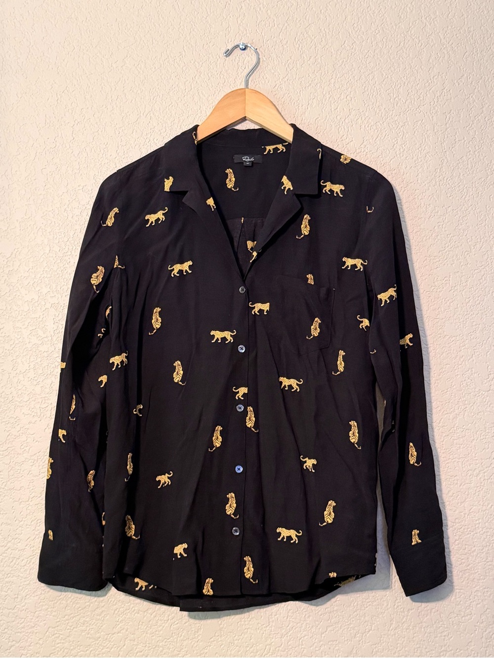 Rails Women’s Rebel Cat Blouse, Sz MD